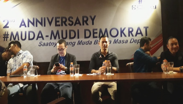 AHY Sebut Muda Mudi Demokrat Jadi Mesin Demokrat Di Jatim Untuk Pileg, nusantaranewsco