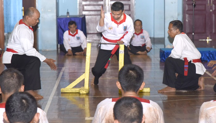 Cabang Khusus Merpati Putih Dharma Wiratama Seskoal Terima 142 Anggota Baru Kolat Perwira Mahasiswa