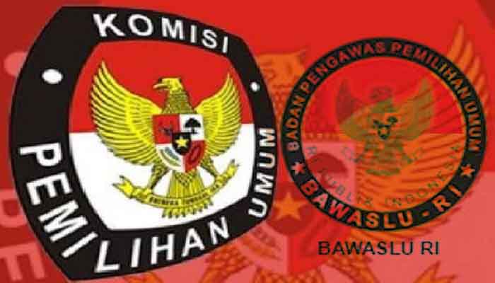 Logo KPU dan Bawaslu RI. (Foto: Ilustrasi/NUSANTARANEWS.CO)