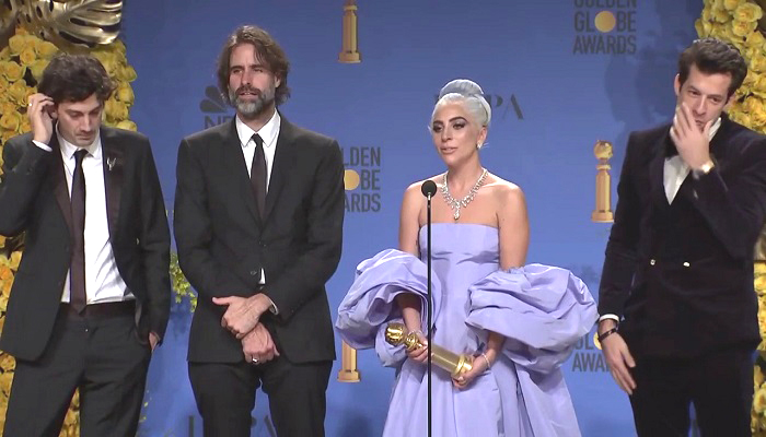 lady gaga, golden globe 2019, shallow, a star is born, penghargaan golden globe, lagu lady gaga, nusantaranews