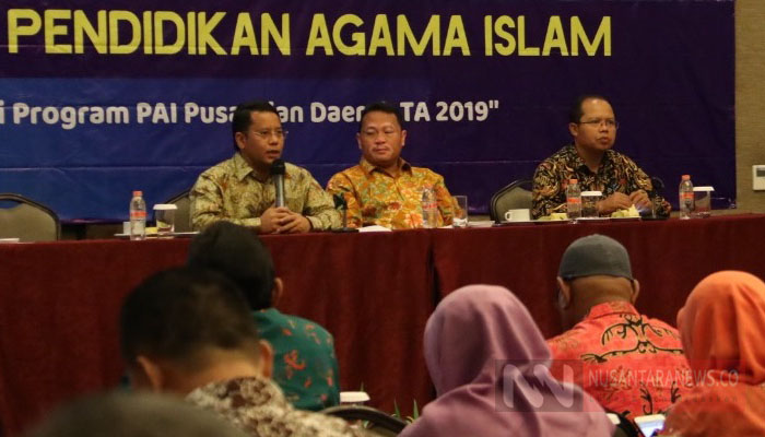 Direktur Jenderal Pendidikan Islam, Kementerian Agama, Kamaruddin Amin Ajak Para Pejabat Sebarkan Islam Moderat (Foto Nasukha Untuk NUSANTARANEWS.CO)