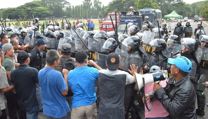 korem 083 baladhika jaya, personel pengamanan, pengamanan, btu dan botol, nusantara news