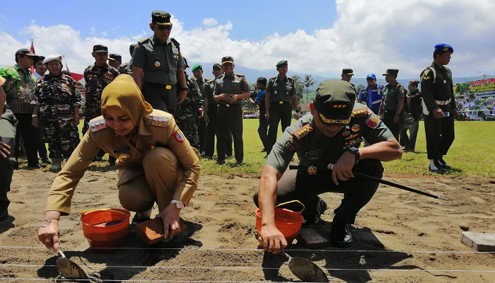 tmmd, tentara manunggal, membangun desa, jember, nusantara news