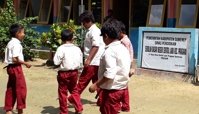 Sekolah Dasar Negeri (SDN) Sentol Laok, Kabupaten Sumenep, Madura, Jawa Timur. (Foto: M Mahdi/NUSANTARANEWS.CO)