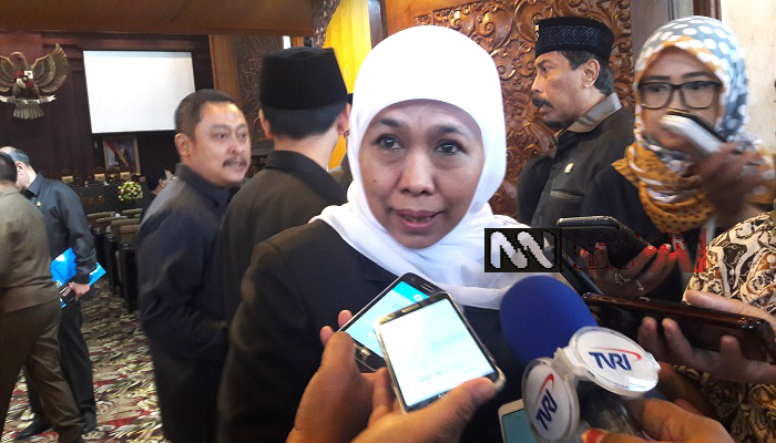 Gubernur Jawa Timur, Khofifah Indar Parawansa katakan RPJMD Jatim 2019-2024 fokus entaskan kemiskinan di wilayah pedesaan Jawa Timur. (Foto: Setya N/NUSANTARANEWS.CO)