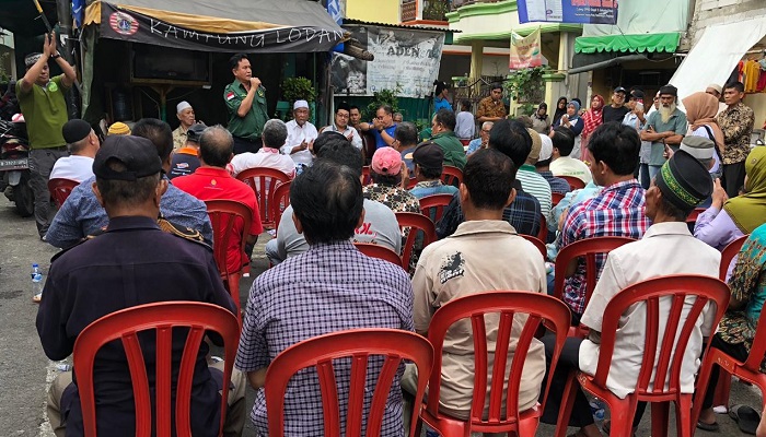 kampung japat, yusril ihza mahendra, jakarta utara, masalah lahan, nusantaranews