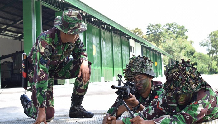 prajurit armed 12 kostrad, armed 12 kostrad, uji terampil perorangan, kostrad, nusantara news