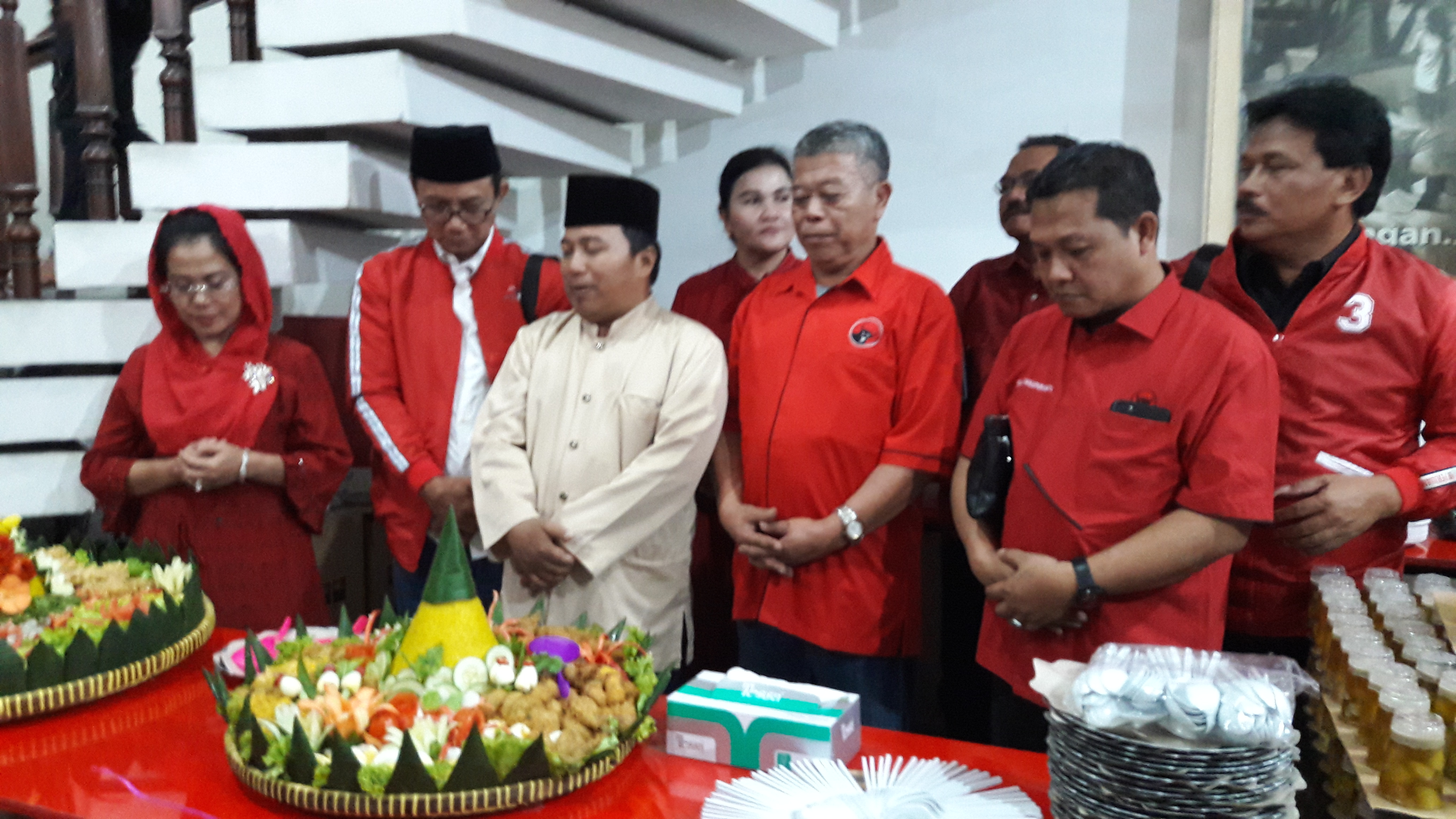 pemilu 2019, pdip jatim, syukuran, nusantaranews, pdip, nusantara news