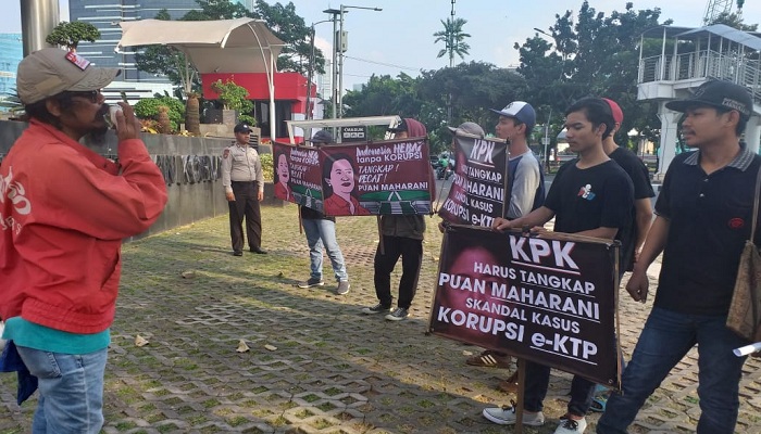 kasus korupsi e-ktp, sekelompok pemuda, desak pk, puan maharni, pramono anung, nusantaranews