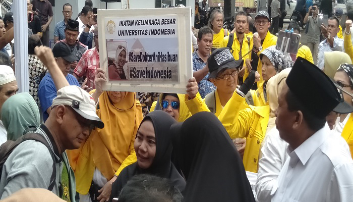 dokter ani hasibuan, keluarga besar ui, dukungan, ani hasibuan, nusantaranews