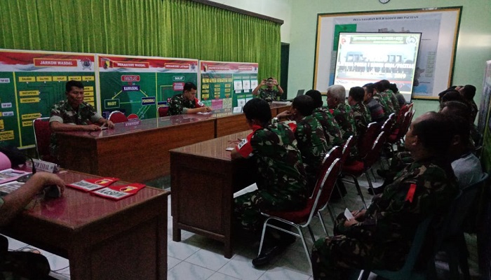 tugas militer, selain perang, kodim 0801, pacitan, gelar latihan, nusantaranews