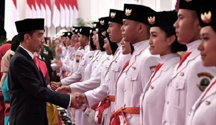 Paskibraka Putri sejak tahun 2019 menggunakan celana panjang. (FOTO: Istimewa)