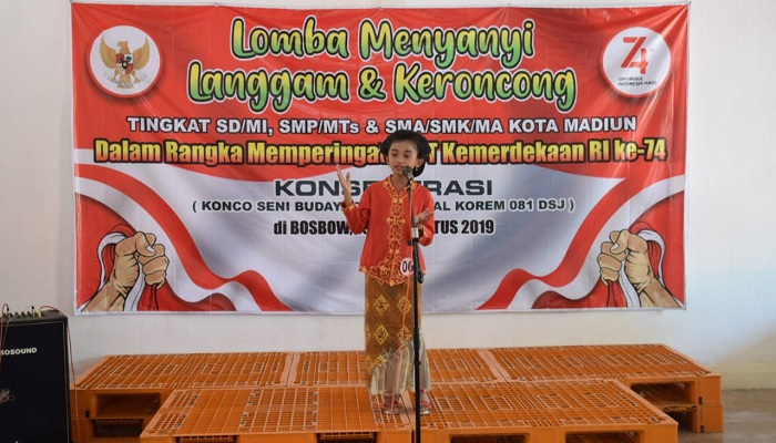 lomba menyanyi, menyanyi lannggan, keroncong, nusantara news