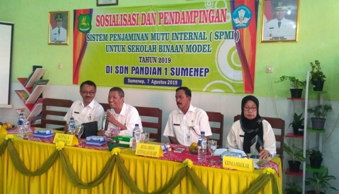 sosialisasi spmi, disdik sumenep, kualitas pendidikan, nusantaranews