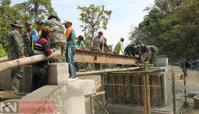 Program TMMD ke-105 Dinilai Ikut Mengentaskan Kemiskinan di Bojonegoro. (Foto Istimewa Untuk NUSANTARANEWS.CO)