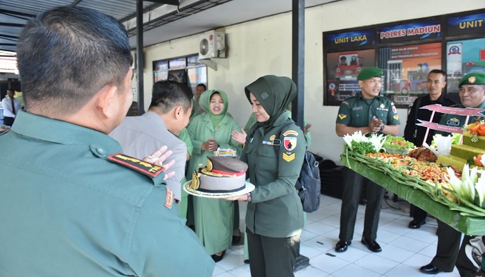 keakraban, kekompakan, dandim, kapolres madiun, nusantara news