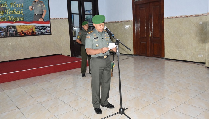 Sebanyak 420 prajurit naik pangkat. (Foto: Istimewa)