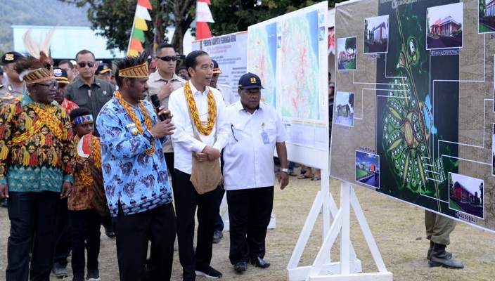 Bertemu Masyarakat Papua, Jokowi Berkomitmen Bangun Infrastruktur