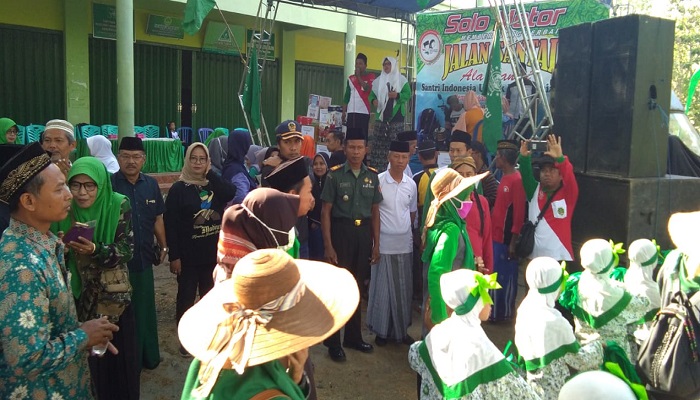 bupati madiun, danramil wungu, jalan santai, hari santri nasional, nusantara news