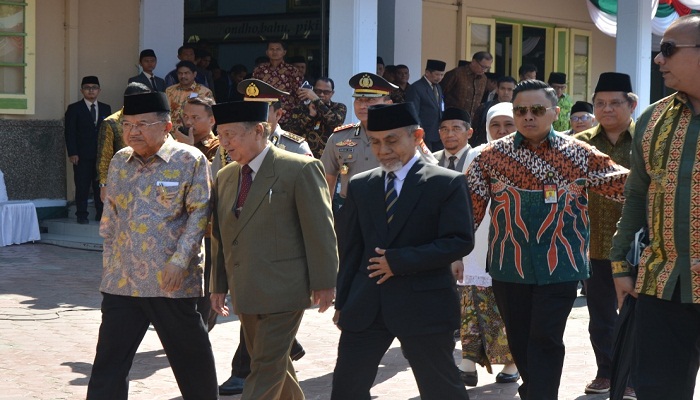 Wakil Presiden RI, M Jusuf Kalla melakukan kunjungan ke Kabupaten Ponorogo, Jatim, Kamis (3/10/2019). (Foto: Muh Nurcholis/NUSANTARANEWS.CO)