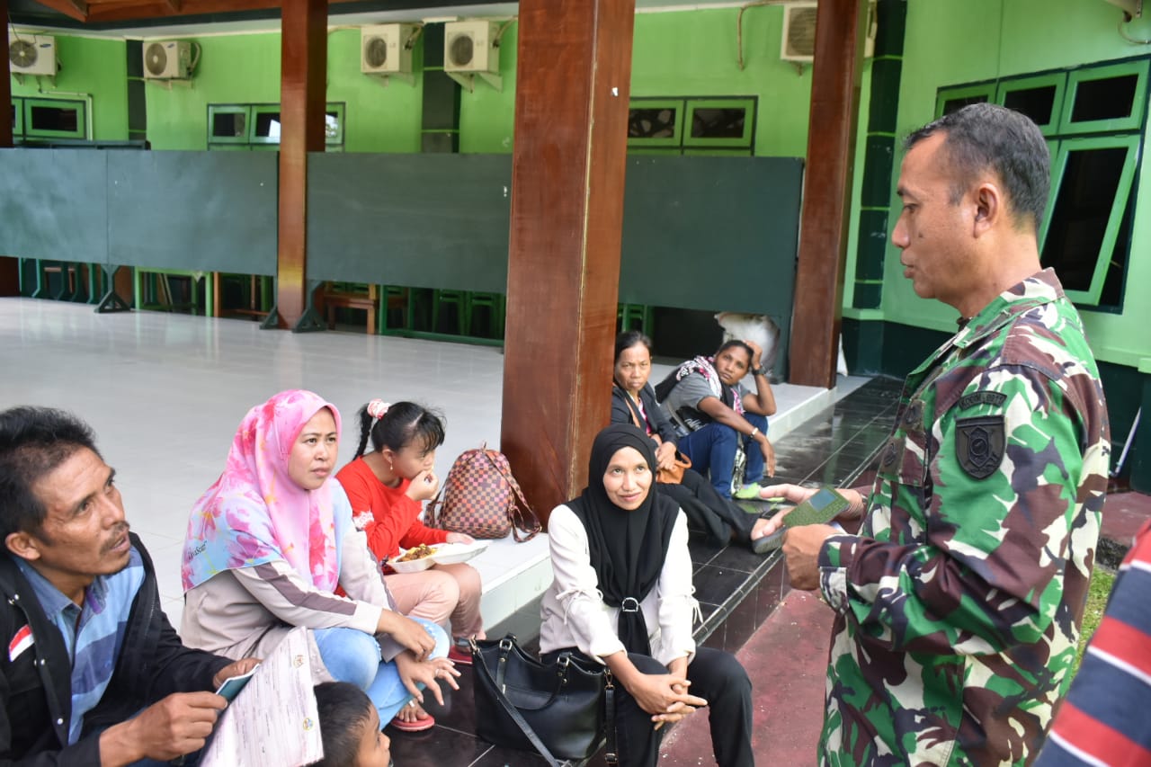 Calon Pekerja Buruh Migran yang diamankan Kodim 0911/Nnk menerima pembinaan sebelum diserahkan ke BNP2TKI, Jumat (17/1/2020)