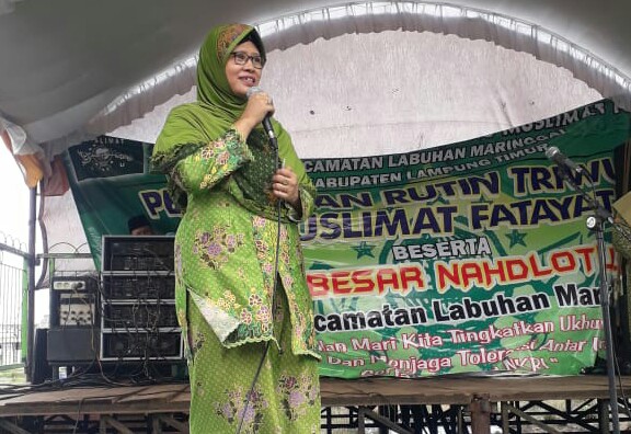 Ketua PC Muslimat Lampung Timur (Lamtim), Binti Amanah Adnan