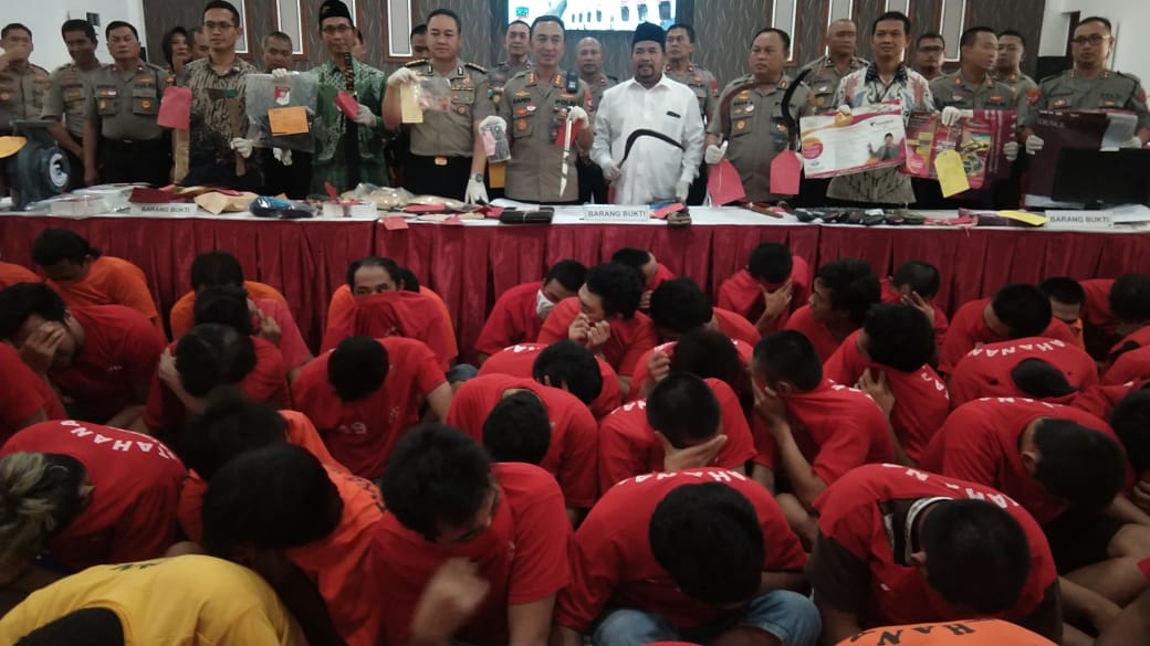 Polrestabes Surabaya Ungkap Kasus Awal Tahun 2020