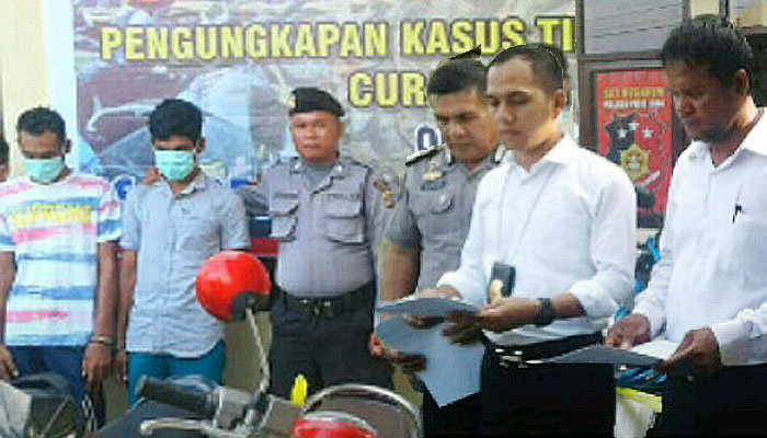 Polres Pidie Jaya Berhasil Ungkap Sindikat Curanmor