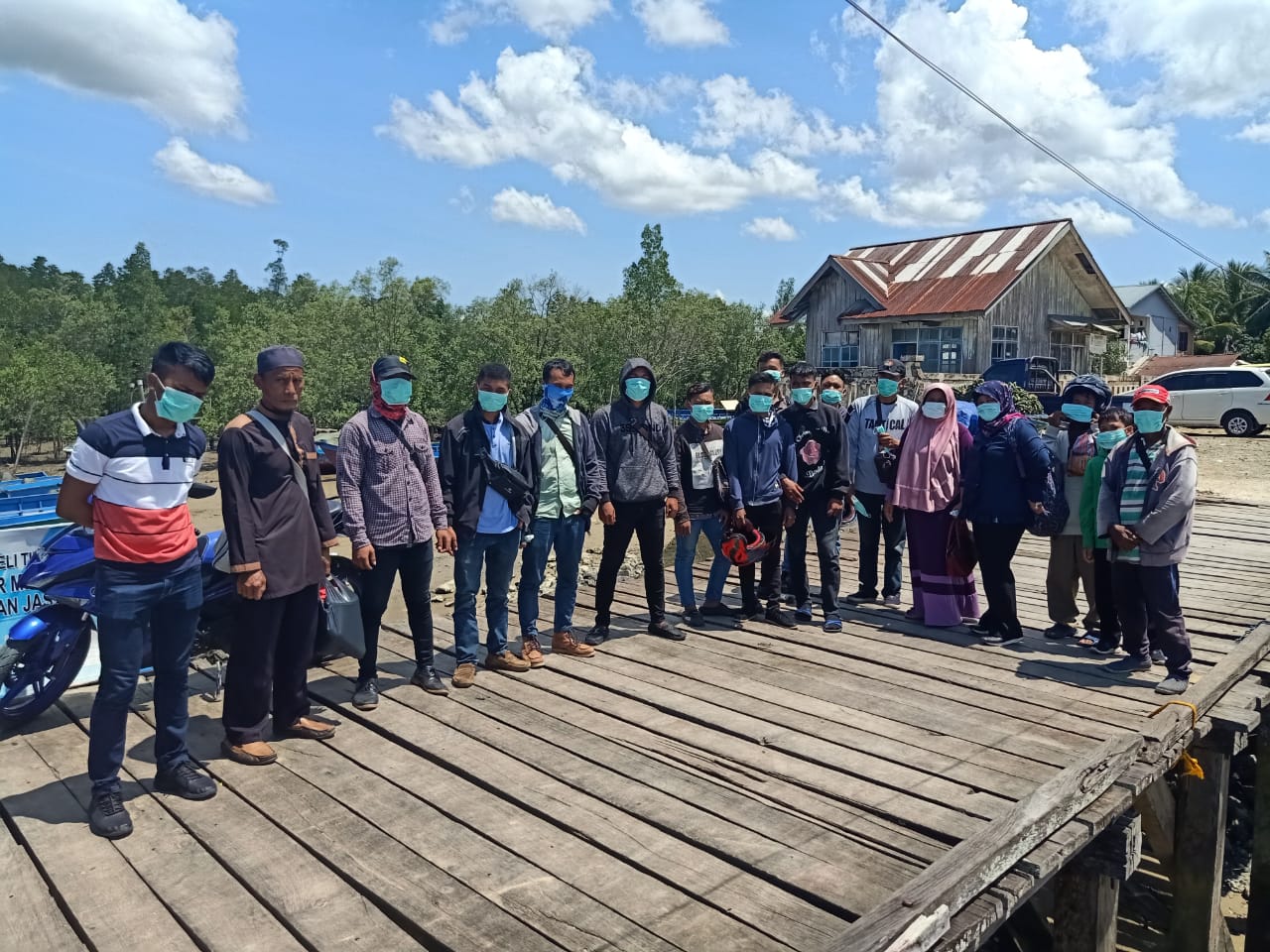 Cegah Corona, MPPI Turun Langsung Ketengah Masyarakat di Pulau Sebatik