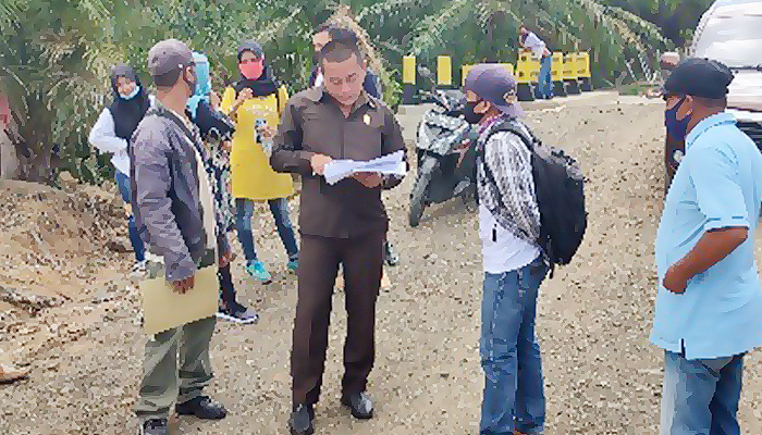 Monitoring DPRD Nunukan, Andrea Pratama temukan proyek bermasalah.