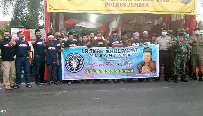 Gandeng Laskar Sholawat Se-Jatim, Fawait Bantu Masyarakat Terdampak Covid-19