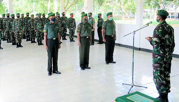 Dandim 0801 Pacitan Pimpin Pemberangkatan Satgas Apter Kodam Brawijaya