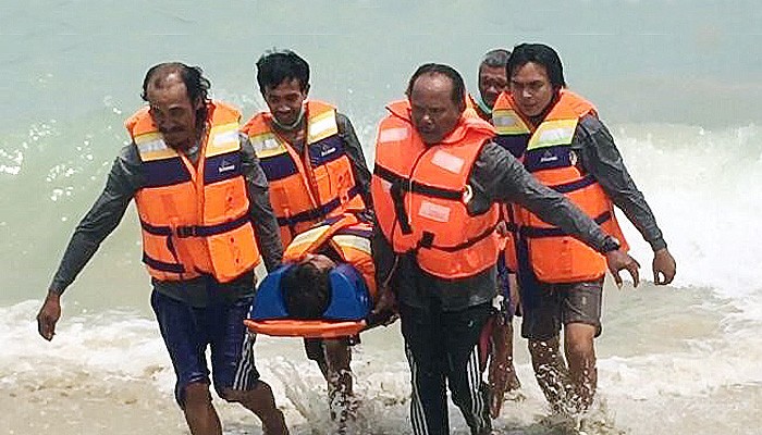 Bakamla RI Latih SAR Laut Relawan Penjaga Laut Nusantara.