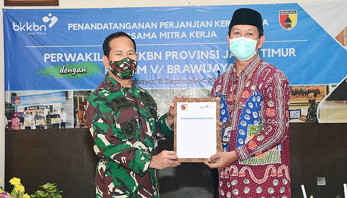 BKKBN Rangkul Kodam Brawijaya, Babinsa jadi garda terdepan dalam pelaksanaan program KB.