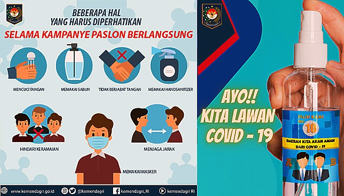 Kemendagri apresiasi metode kampanye penyebaran alat penunjang protokol kesehatan Covid-19. 