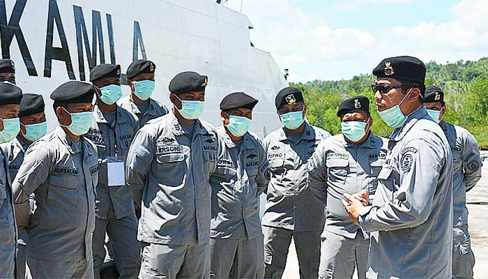 Tingkatkan kapasitas personel, Kamla Zona Maritim Tengah gelar latihan on job training (OJT).