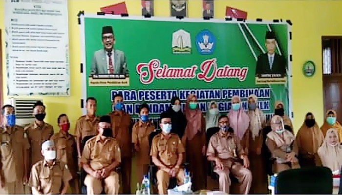 mbukaaan kegiatan MGMP di SLBN Pembina Aceh Tamiang. Senin, 13 Oktober 2020,