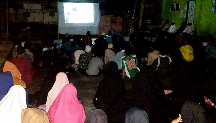 Pupuk Nasionalisme, PCNU Nunukan gelar nobar film Sang Kiai.