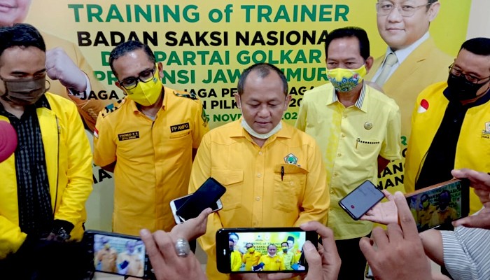 Target Menang Pilkada di 14 daerah, Golkar Jatim genjot pelatihan saksi serentak.