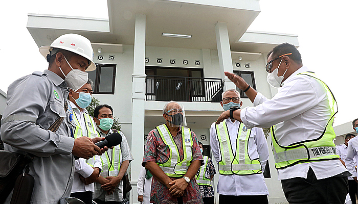 Dikunjungi Sekdaprov Jatim, SPAM Umbulan segera penuhi air bersih lima daerah di Jatim.