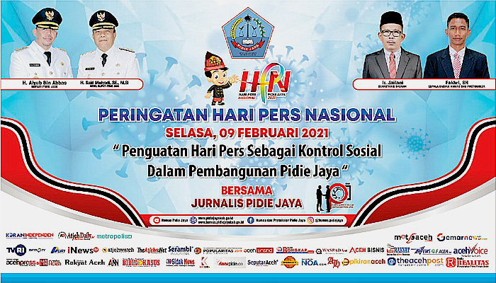 Peringati HPN Ke 75, Komunitas Jurnalis Pidie Jaya gelar aksi sosial dan lingkungan.