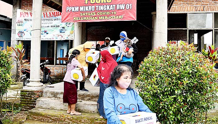 ompak, Korem dan Kodim Kota Malang bersatu gelar karya bakti.