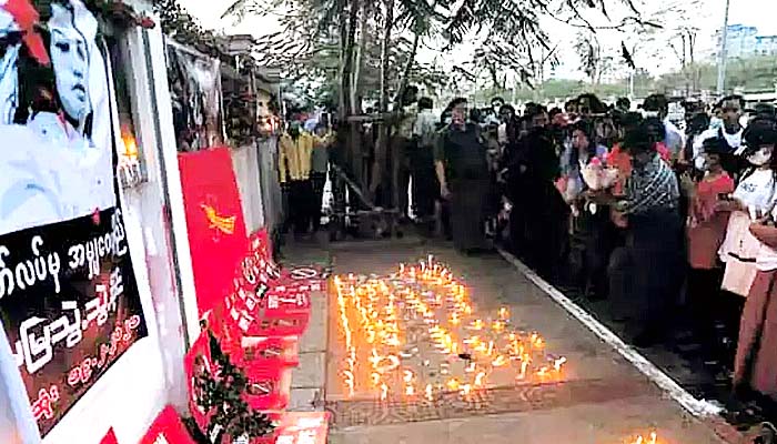 Unjuk rasa di Myanmar meningkat menyusul korban tewas pertama.