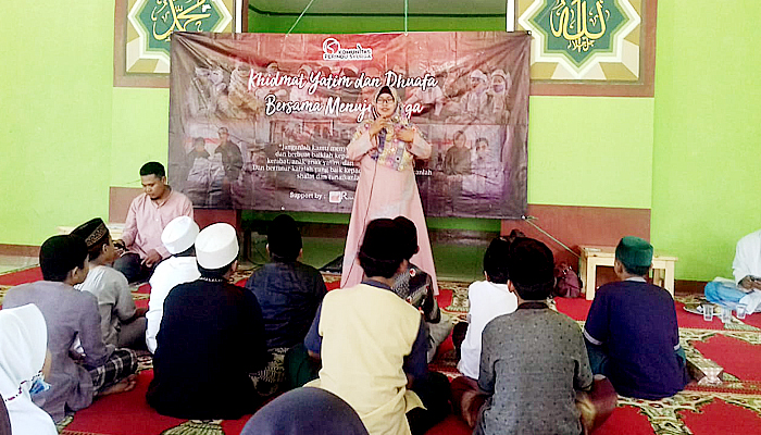 Khidmat yatim dan dhuafa bersama menuju surga.