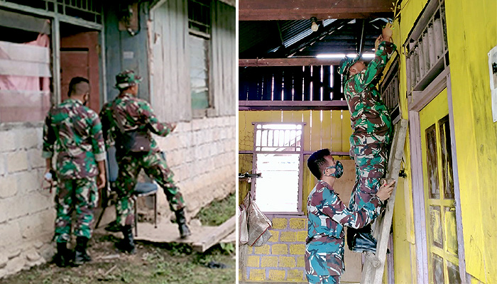 Desa Yabanda yang dulu gelap, kini mulai terang.