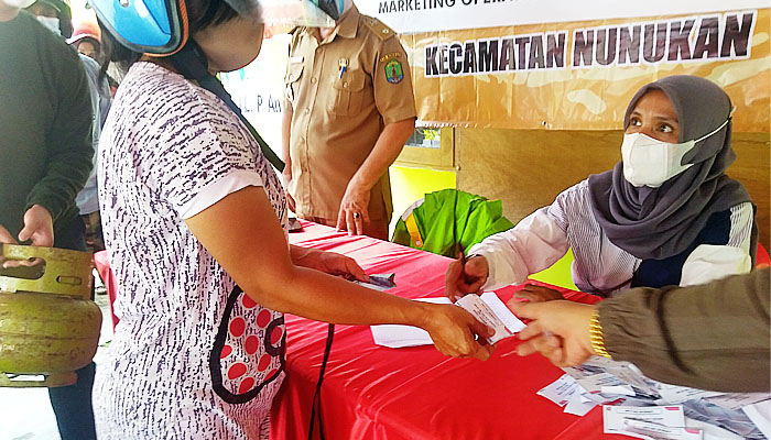 Pertamina gelar operasi pasar sikapi kelangkaan LPG bersubsidi di Nunukan.