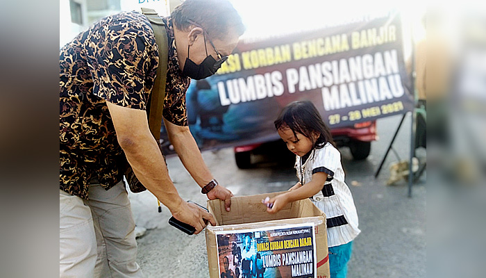 IPM Nunukan galang dana untuk para korban banjir di Lumbis Pansiangan.