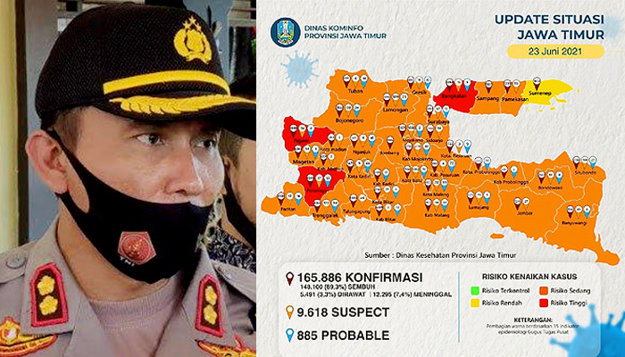 AKBP Darman Mengakhiri Tugas di Kapolres Sumenep Dengan Zona Kuning