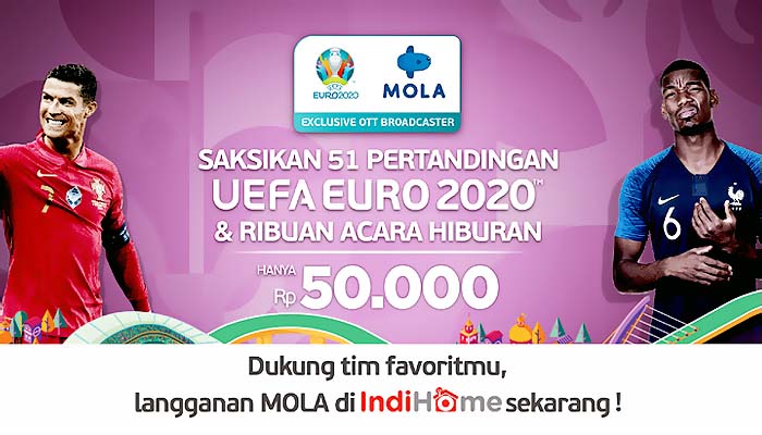 Serunya UEFA EURO 2020™ di MOLA, Kini Tersedia di IndiHome TV!