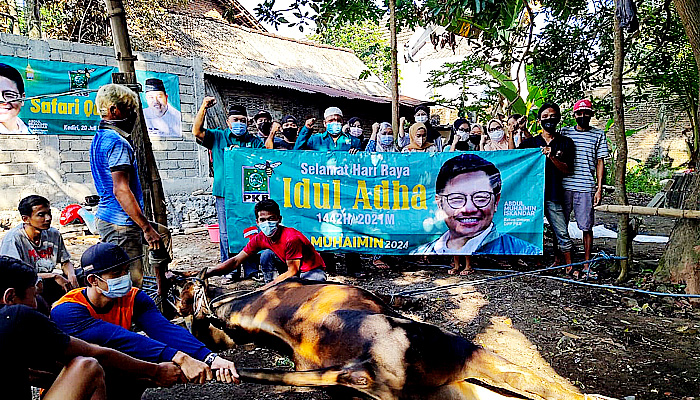 Idul Adha 1442 H, PKB Jatim berkurban 1000 Sapi dan Kambing.